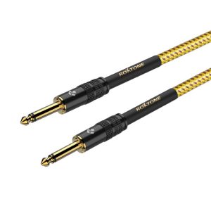 כבל גיטרה Vintage Master Series 5 מ' Roxtone MGJJ310L5
