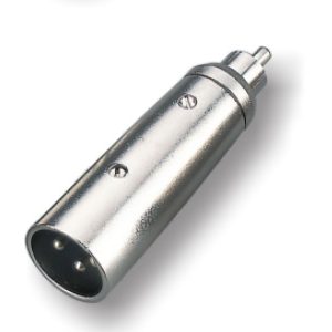 מתאם XLR זכר ל-RCA זכר Roxtone RA011