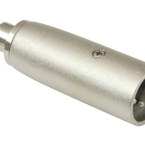 מתאם XLR זכר ל-RCA זכר Roxtone RA011