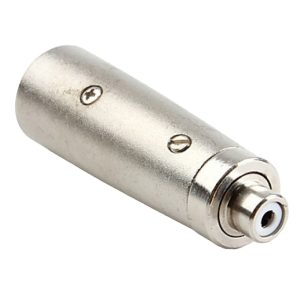מתאם XLR זכר ל-RCA נקבה Roxtone RA012