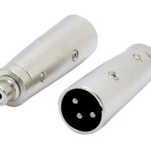 מתאם XLR זכר ל-RCA נקבה Roxtone RA012