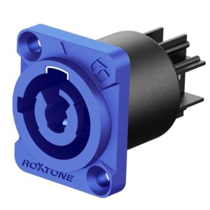 שקע PowerCON לפאנל, כחול Roxtone RAC3MPI