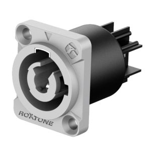 שקע PowerCON לפאנל, לבן Roxtone RAC3MPO