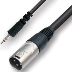כבל 3.5 מ"מ מונו ל-XLR 3 מ' Roxtone RACC425L3