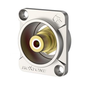 מחבר RCA נקבה לבן Roxtone RF2D-N-WHT