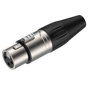 מחבר XLR נקבה Deluxe Roxtone RX3FP-NT