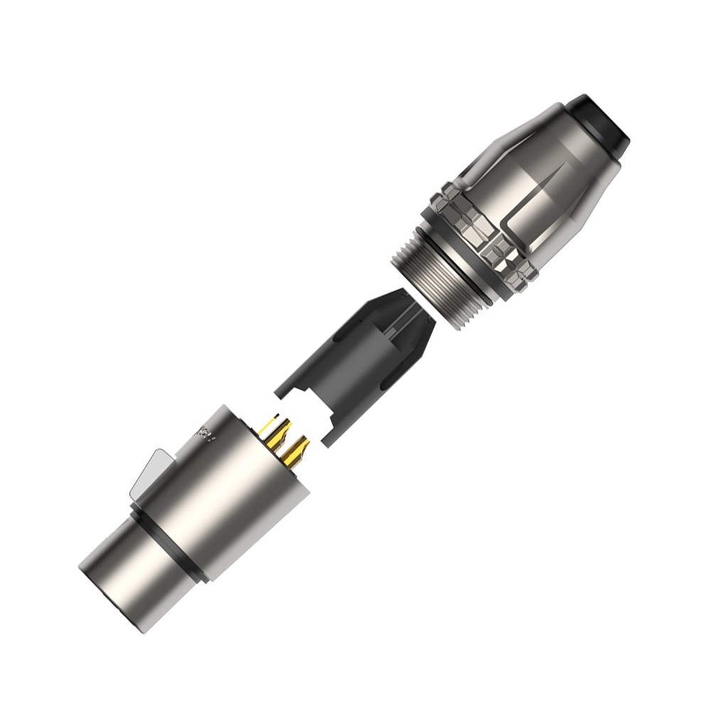 מחבר XLR זכר מוגן מים IP66 Roxtone RX3MWP-NG