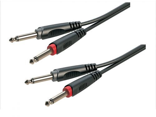 כבל כפול 2×PL–2×PL 1 מ' Roxtone SACC100L1