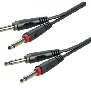 כבל כפול 2×PL–2×PL 2 מ' Roxtone SACC100L2