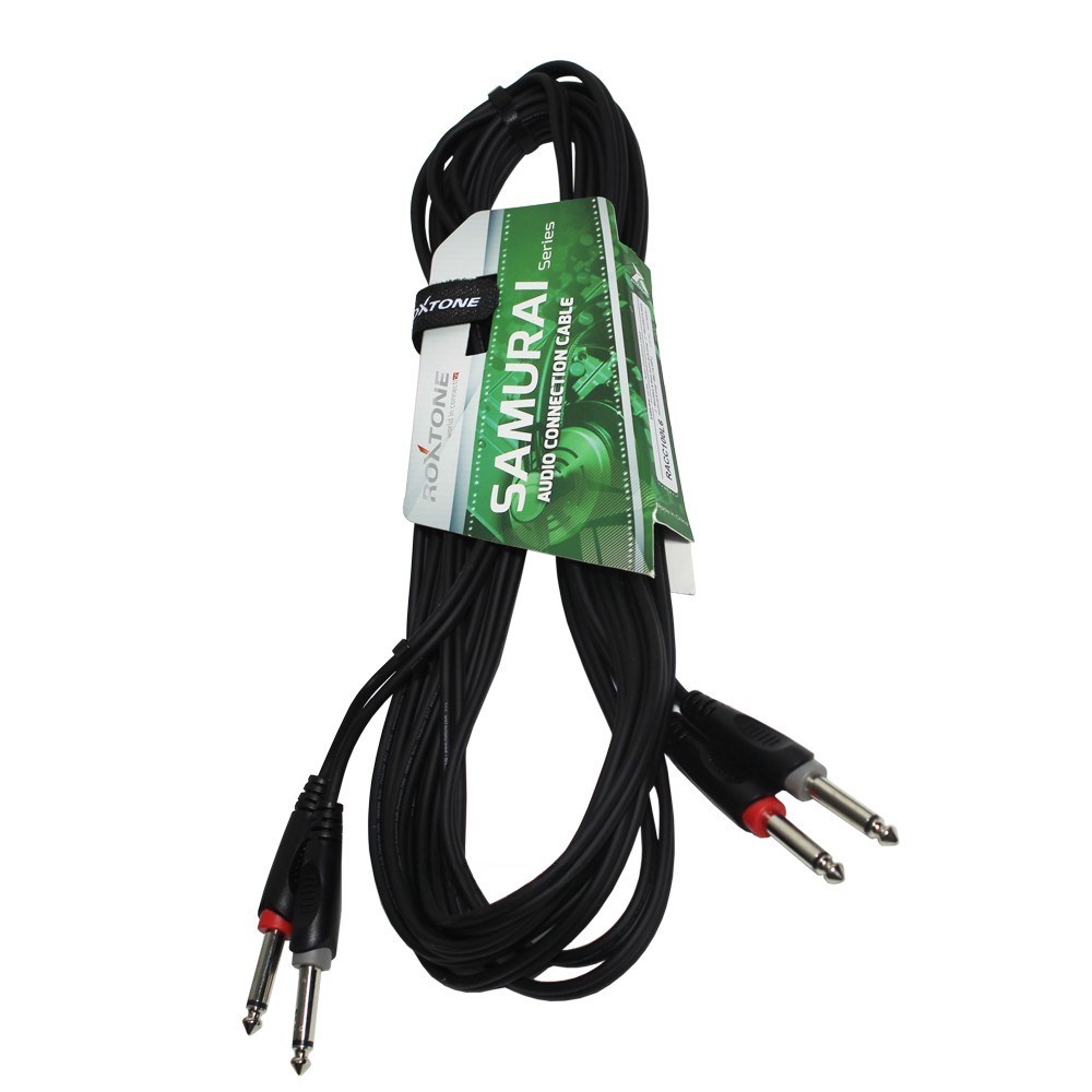 כבל כפול 2×PL–2×PL 6 מ' Roxtone SACC100L6
