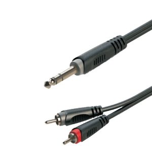 כבל PL ל-2×RCA 5 מ' Roxtone SAYC110L5
