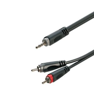 כבל 3.5 מ"מ ל-2×RCA 1 מ' Roxtone SAYC150L1