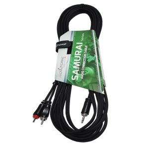 כבל 3.5 מ"מ ל-2×RCA 1 מ' Roxtone SAYC150L1