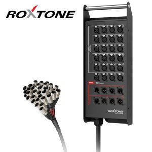 מולטיכבל 24/8 XLR עם סטייג' בוקס 30 מ' Roxtone STBN2408L30