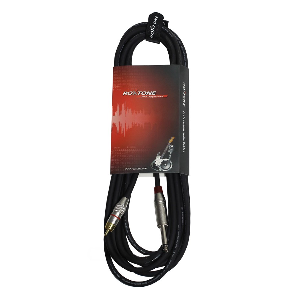 כבל RCA ל-PL 6.3 מ"מ 3 מ' Roxtone YCC029L3