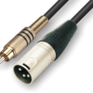 כבל XLR ל-RCA 10 מ' Roxtone YCC032L10