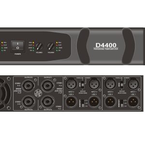 מגבר כוח דיגיטלי 4 ערוצים 4×400W @8Ω Seer D4400