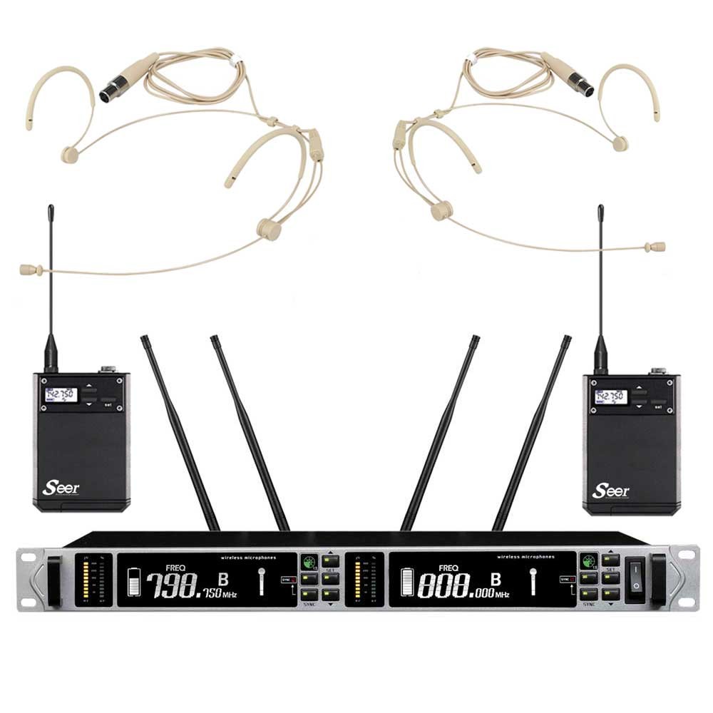 זוג מיקרופוני ראש אלחוטיים True Diversity Seer IU-2066-IL HEAD