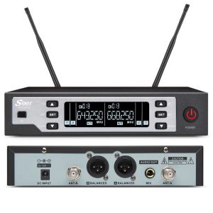 זוג מיקרופוני ראש אלחוטיים UHF Seer IU-2069-H