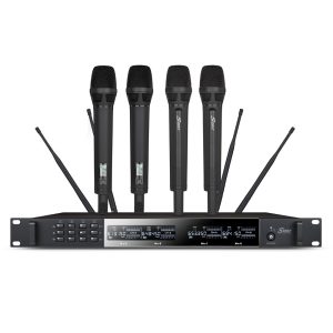 סט 4 מיקרופונים אלחוטיים ידניים UHF Seer IU-2070-IL X4