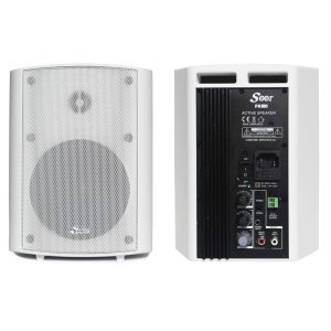 זוג רמקולים מוגברים 5.25" 2×50W Seer PA100