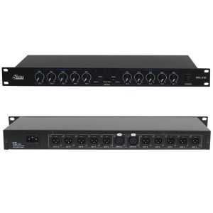 מפצל אות 2 כניסות ל-10 יציאות XLR Seer SPL-210