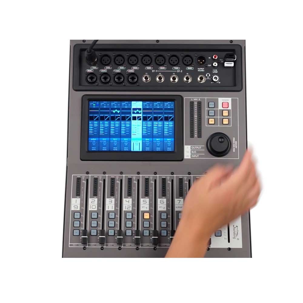 מיקסר דיגיטלי 20 ערוצים עם שליטה מ-iPad SoundKing DM20M
