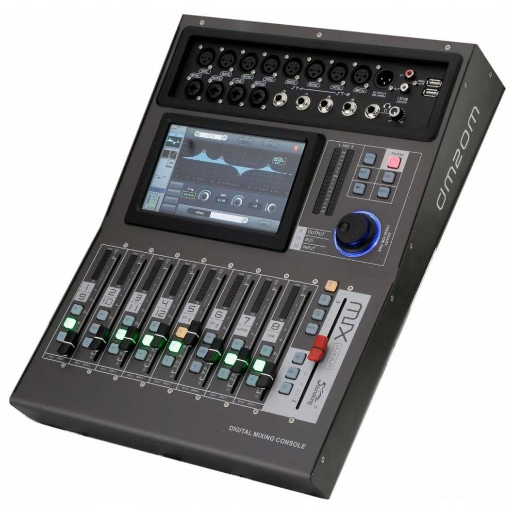 מיקסר דיגיטלי 20 ערוצים עם שליטה מ-iPad SoundKing DM20M