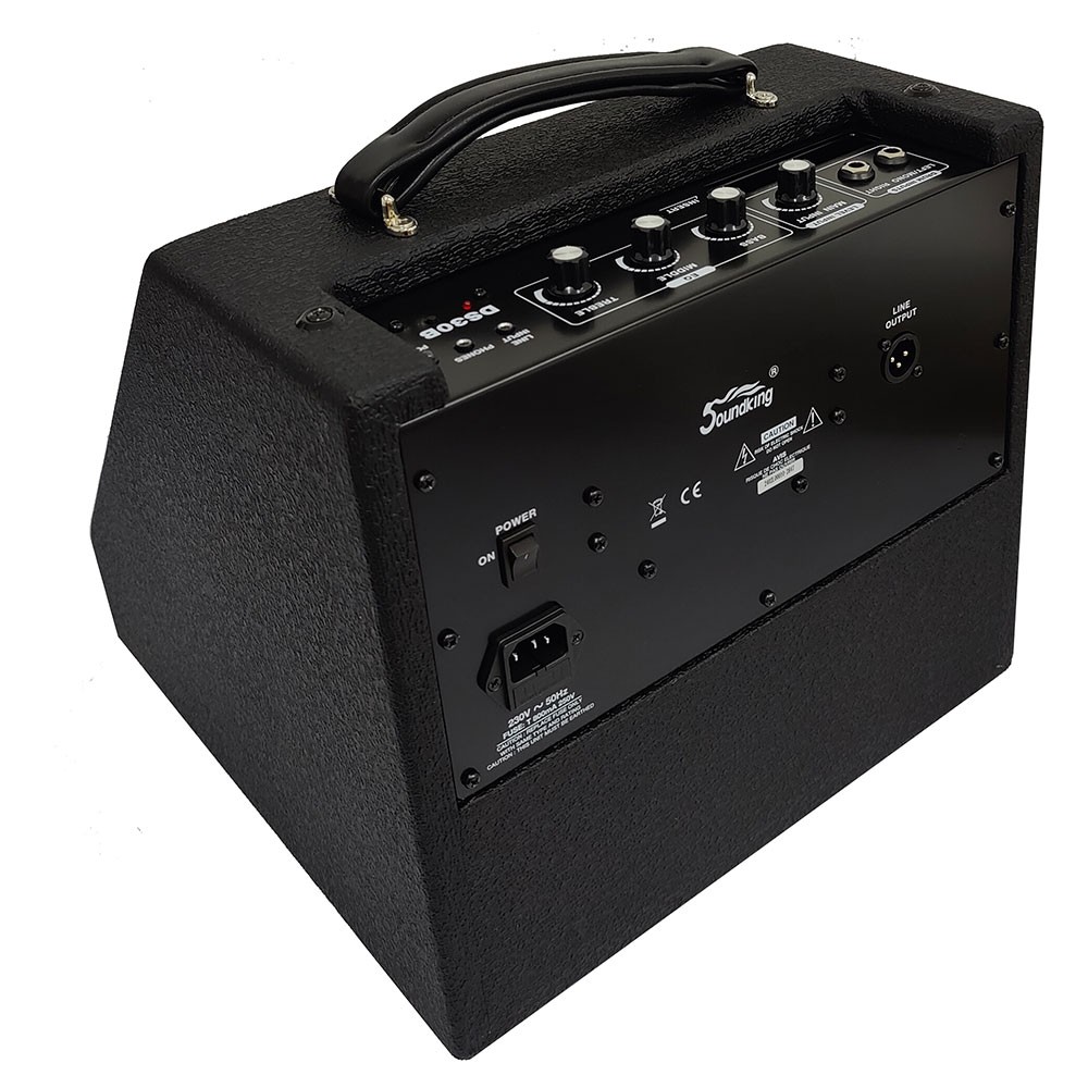 מגבר לתופים אלקטרוניים 10" קואקסיאלי 30W SoundKing DS30B