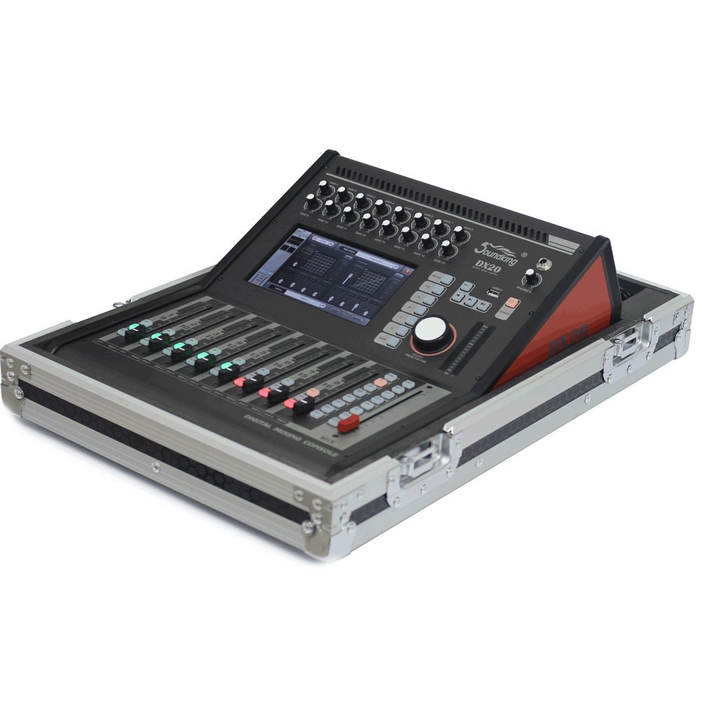 מיקסר דיגיטלי 20 ערוצים עם מסך מגע 7" SoundKing DX20