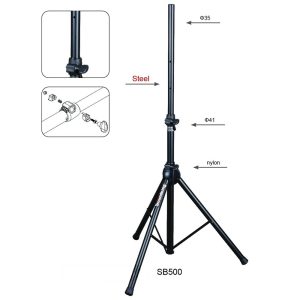 סטנד רמקול עם נעילה אוטומטית עד 45 ק"ג SoundKing SB500