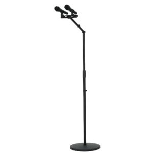 סטנד מיקרופון כפול עם בסיס עגול SoundKing SD295