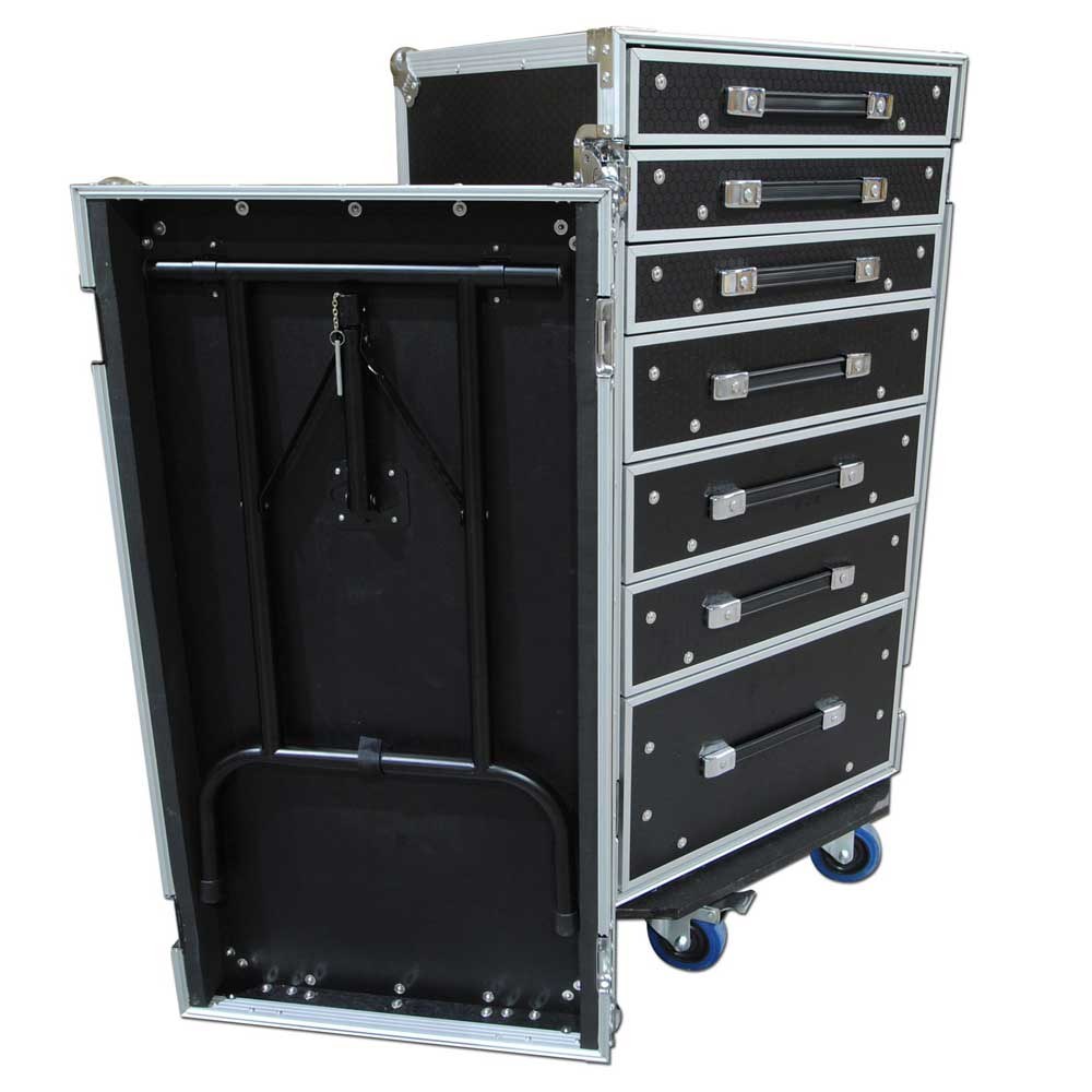 קייס DJ עם 7 מגירות ושולחן מתקפל Speed Case C 7-DRAWERS