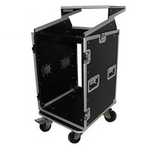 קייס ראק 16U עם תא למיקסר ומדף למחשב Speed Case C SC-MLT16U