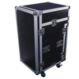 קייס ראק 16U עם תא למיקסר ומדף למחשב Speed Case C SC-MLT16U