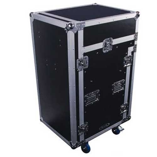 קייס ראק 16U עם תא למיקסר ומדף למחשב Speed Case C SC-MLT16U