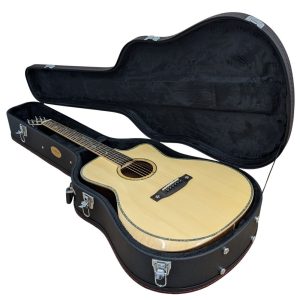 גיטרה אקוסטית עם קייס SQOE QD-D-300