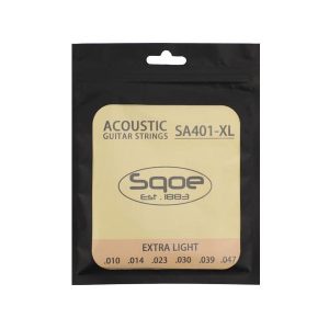 סט מיתרים לאקוסטית 0.10 SQOE SA401-XL