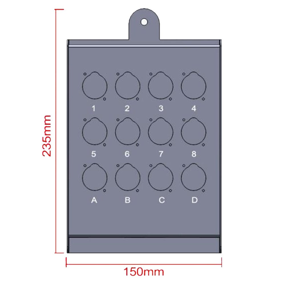 מולטיכבל 8/4 XLR עם קופסת מפצל 10 מ' STAGE CORE MC K12L10