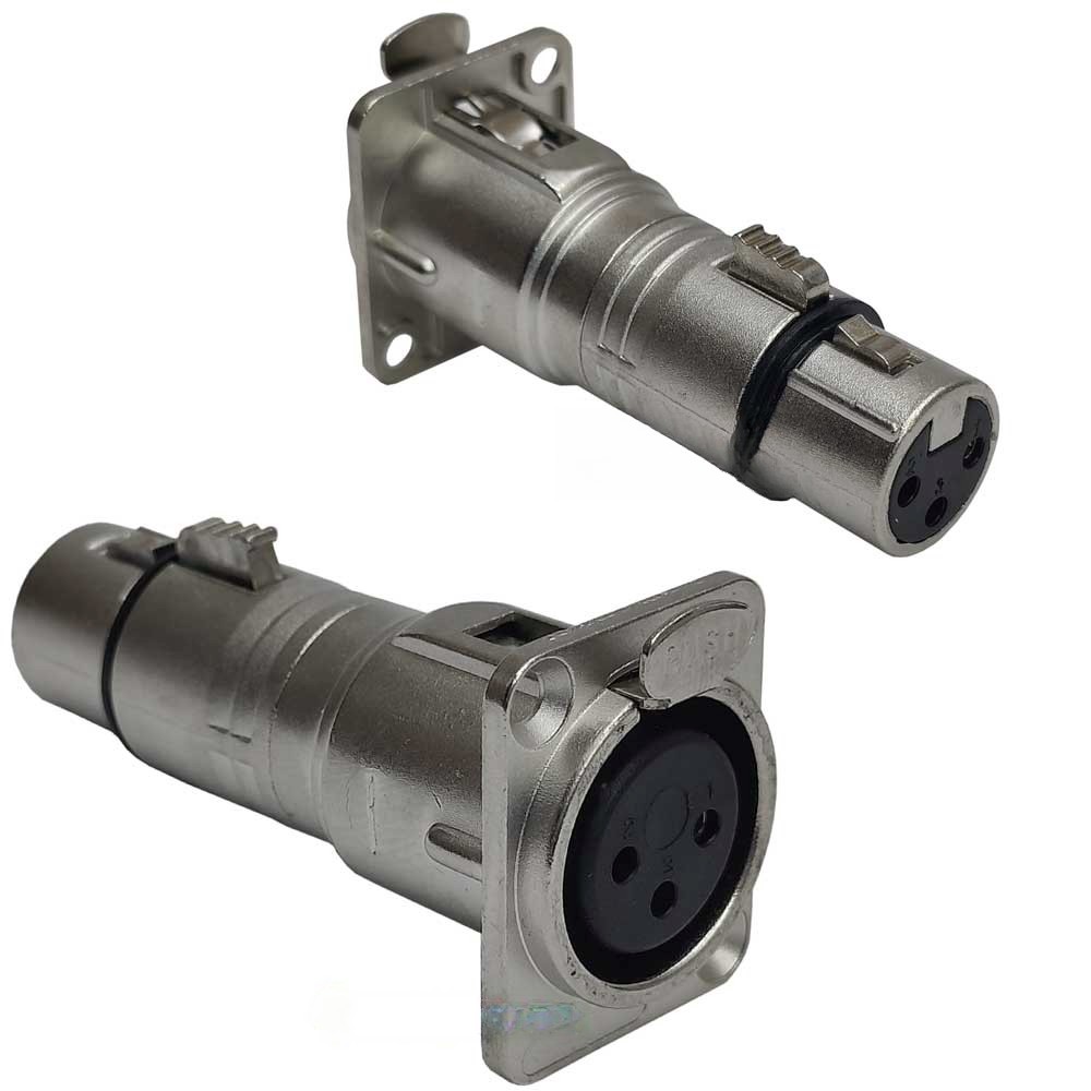 שקע מעבר XLR נקבה לנקבה STAGE CORE XLR-F PASS