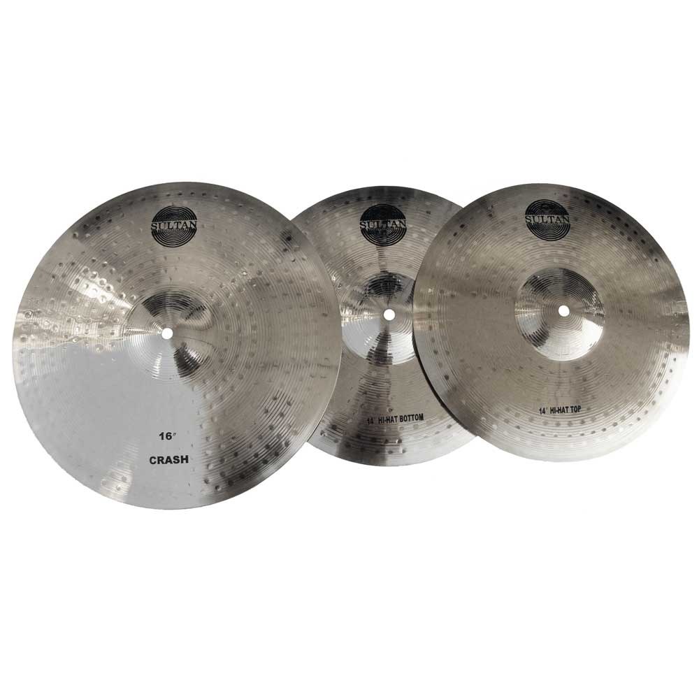 סט מצילות Hi-Hat 14", Crash 16" SULTAN SILVER SET-3