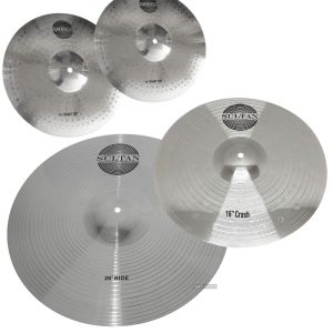 סט מצילות Hi-Hat 14", Crash 16", Ride 20" SULTAN SILVER SET-4