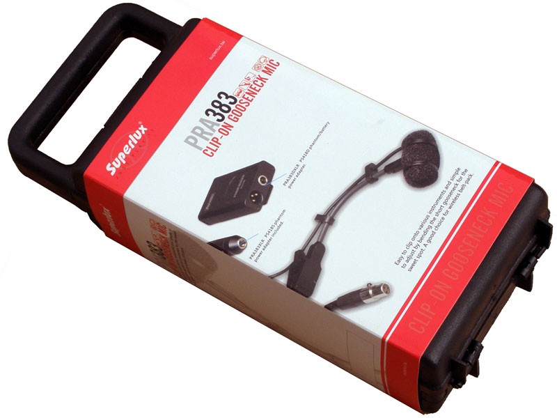 מיקרופון קונדנסר לכלי נשיפה עם קדם-מגבר Superlux PRA383DXL