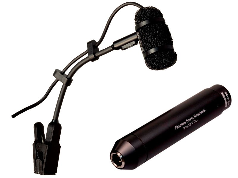מיקרופון קונדנסר לכלי נשיפה עם קדם-מגבר Superlux PRA383DXL